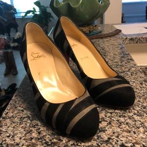 Christian Louboutin Suede Pumps